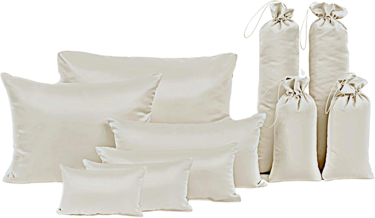 Purse Insert Pillows Set - Custom Cushioned Handbag Fillers by Fabrinique - Set of Shaper Inserts - Prevents Creases and Damage (Navy Blue, S-L, 4PC Set)