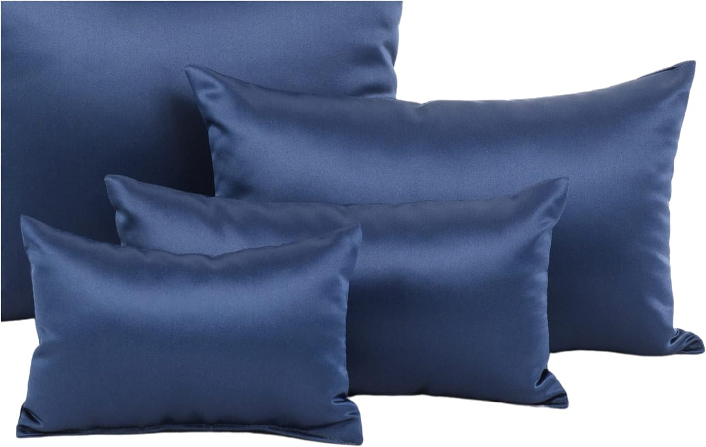 Purse Insert Pillows Set - Custom Cushioned Handbag Fillers by Fabrinique - Set of Shaper Inserts - Prevents Creases and Damage (Navy Blue, S-L, 4PC Set)
