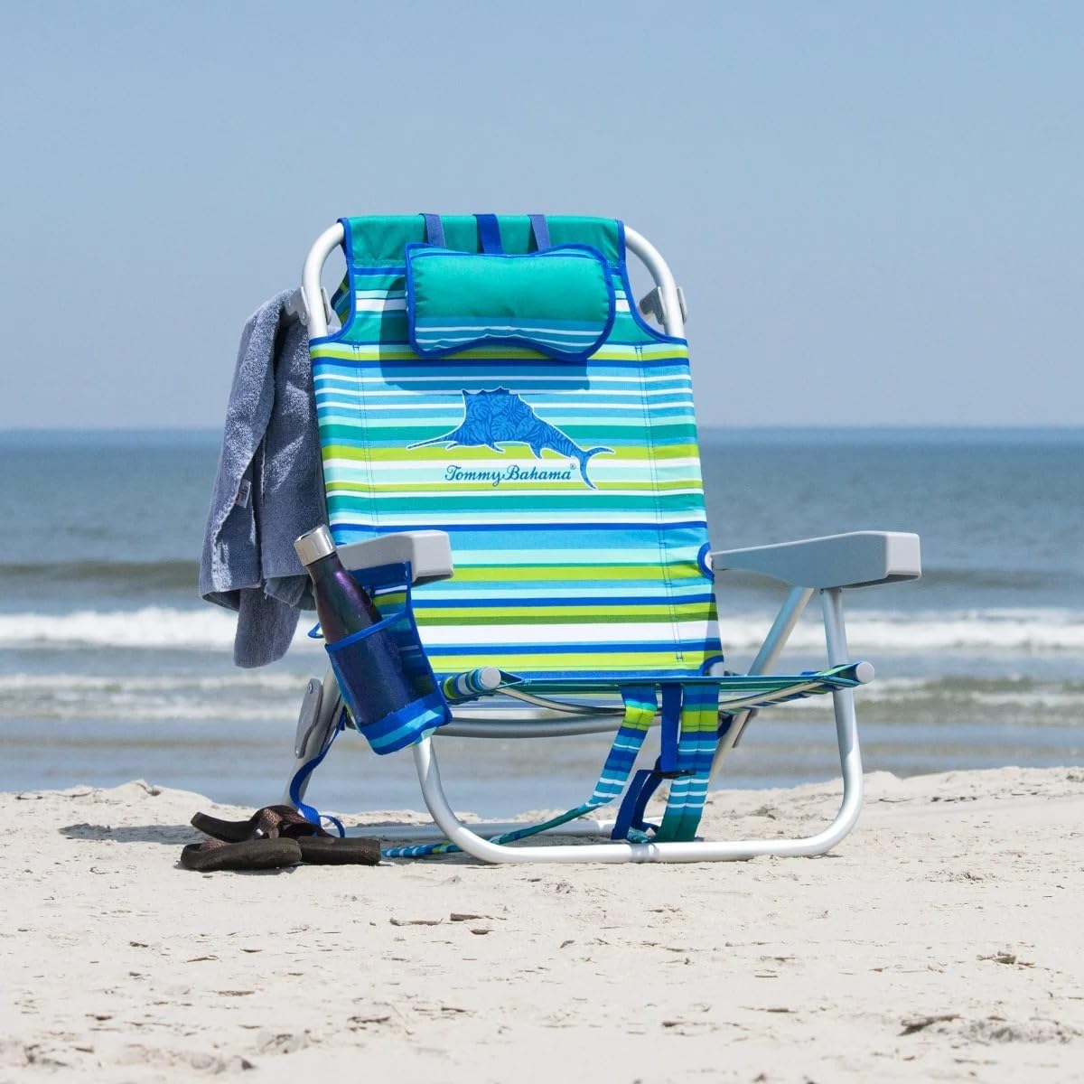 Tommy Bahama 2 Pack Backpack Beach Chair 5 Position Chair, Including Lay Flat (Floral)
