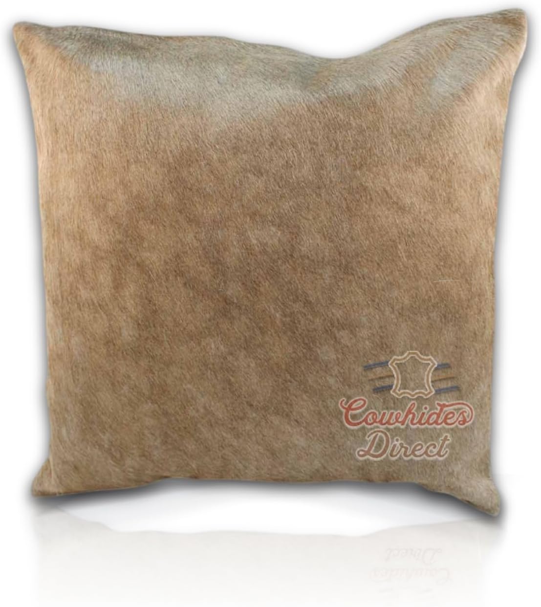 Cowhides Direct Genuine Cowhide Throw Pillow (Dark Brindle, 22x12) - Authentic Brazilian Cowhide Pillow Cover with Plush Inserts - Luxury Cow Fur Pillow for Home Décor