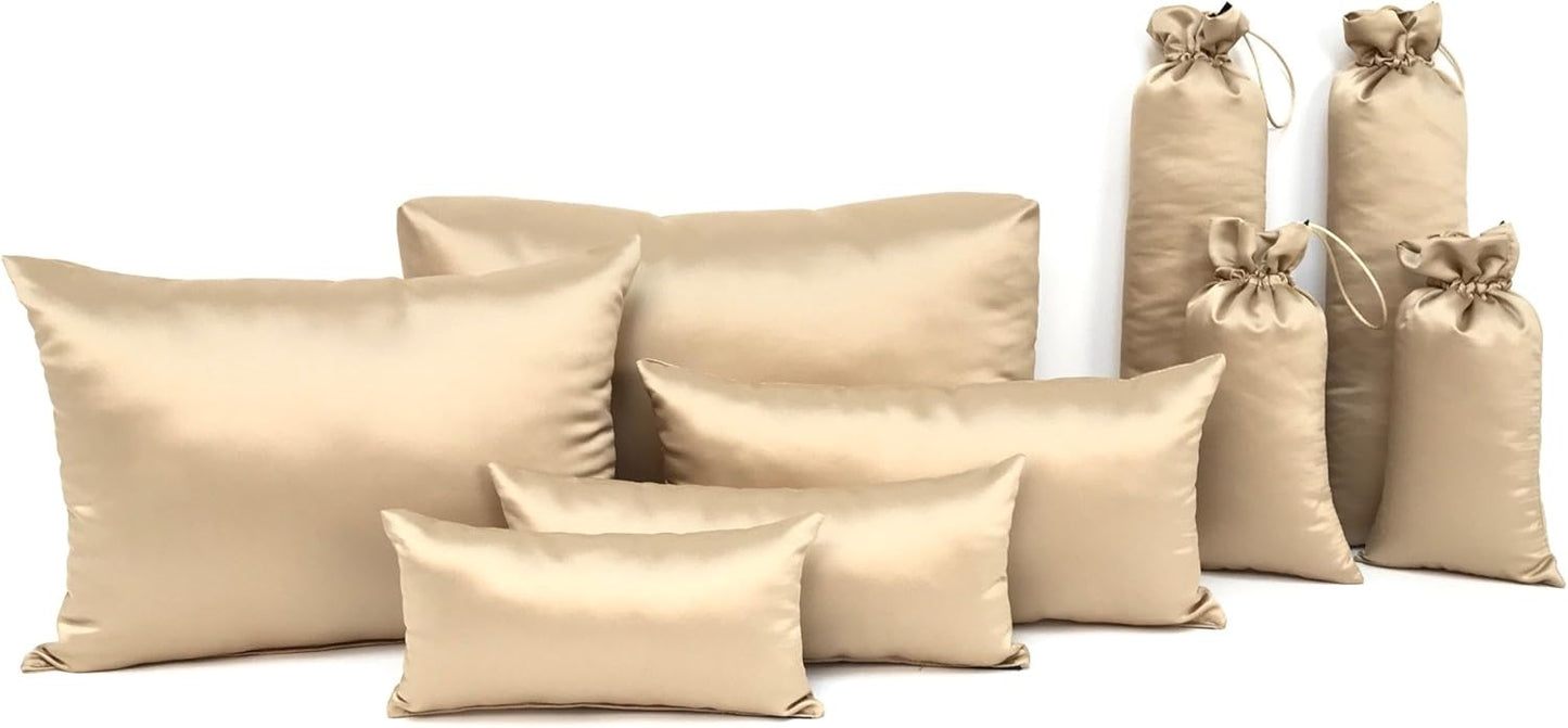 Purse Insert Pillows Set - Custom Cushioned Handbag Fillers by Fabrinique - Set of Shaper Inserts - Prevents Creases and Damage (Navy Blue, S-L, 4PC Set)