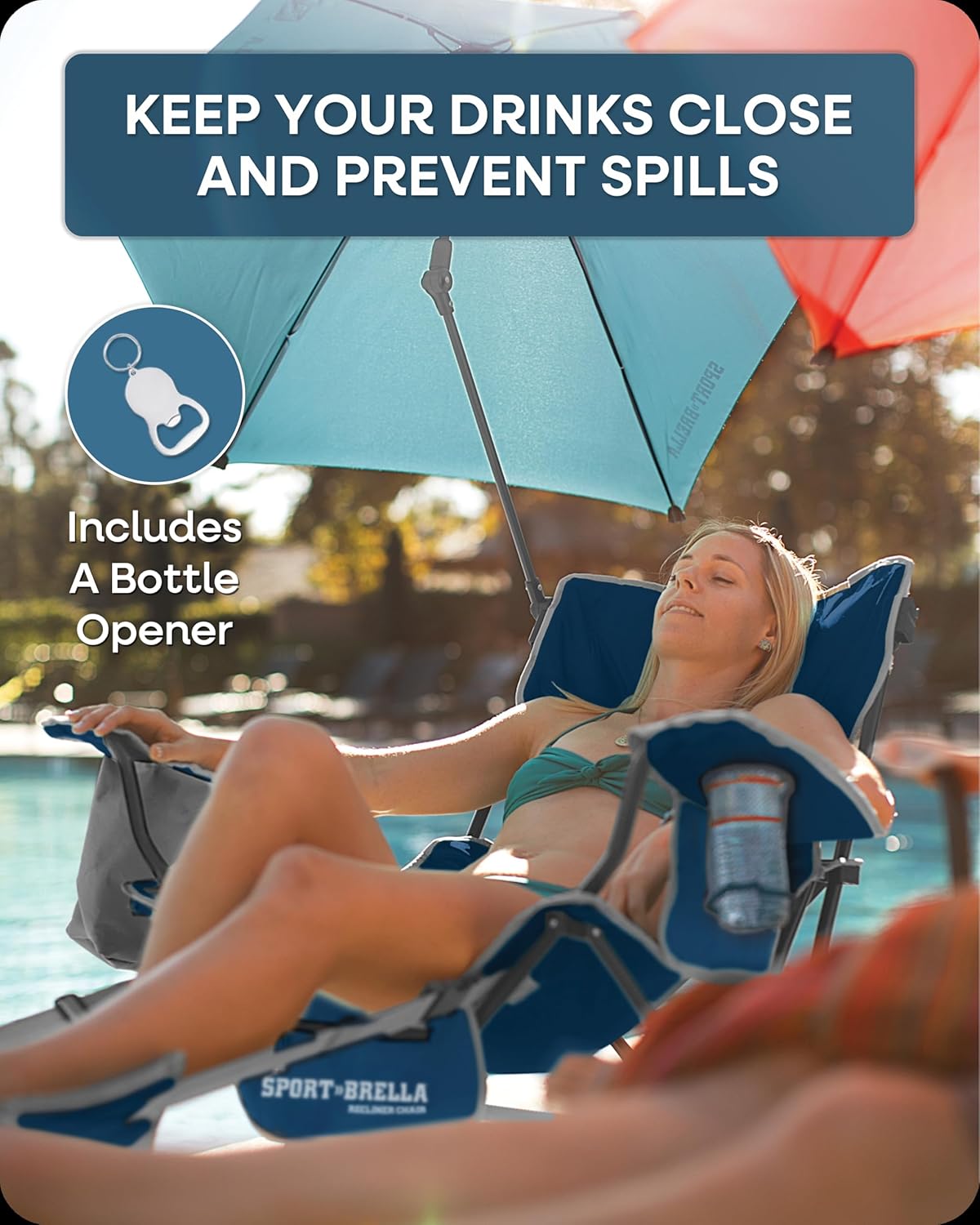 Sport-Brella Reclining Beach Chair